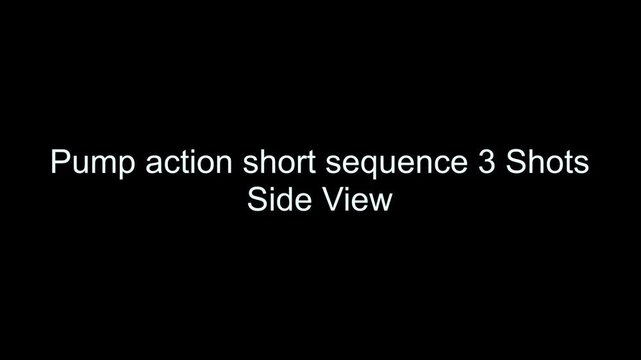 Shotgun Muzzle Flash VFX Pack &ndash; Single, Double and Triple Blasts, Side, Front and Diagonal Views, 4K Overlay