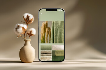 スマホで見るナチュラルカラーのファッションコーデ