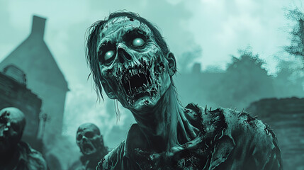 Beautiful illustration for Halloween, horror, and a scary day.