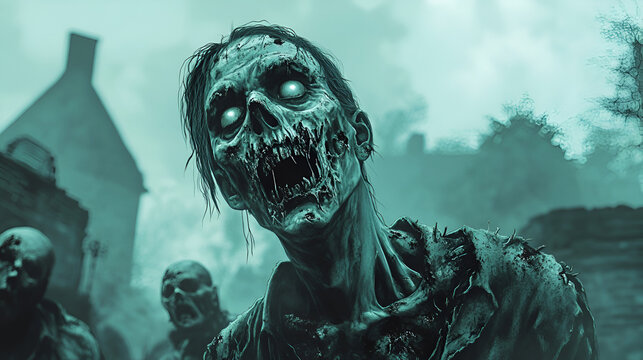 Beautiful illustration for Halloween, horror, and a scary day.