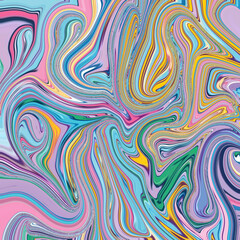 Dynamic colorful marble swirl in pastel and vivid tones, perfect for modern digital art, fashion, or decoration. Golden keywords: colorful, marble, swirl, pastel, dynamic.