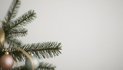 Obraz premium Minimal Holiday Design with Elegant Simplicity