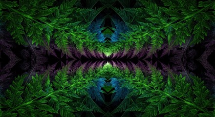 Fototapeta premium Abstract botanical pattern design