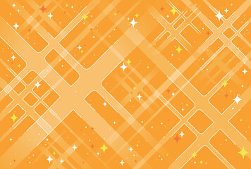 キラキラポップな背景素材 光り輝く オレンジ色 グリッター バックグラウンド  イベント セール