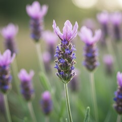 Obraz premium Lavender flowers in bloom