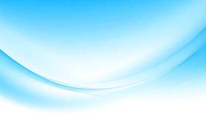 Abstract smooth blue curves