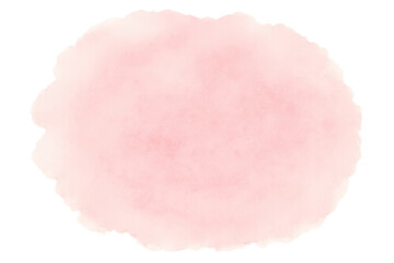 Fototapeta premium Soft pink watercolor splash with organic edges and subtle paper texture high resolution isolated artistic background for branding invitations and packaging
