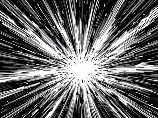 Burst of Light Abstract Explosion