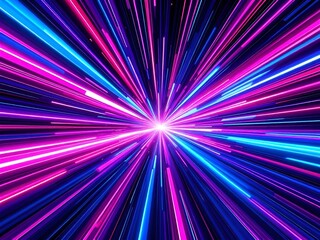 Cosmic Burst A Neon Explosion of Light and Energy