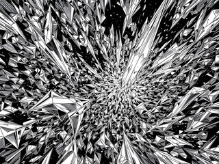 Exploding Geometric Shapes