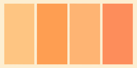 Abstract vertical stripes of warm orange and peach tones create a modern geometric background pattern