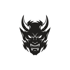 Fierce Demon Head Logo Design