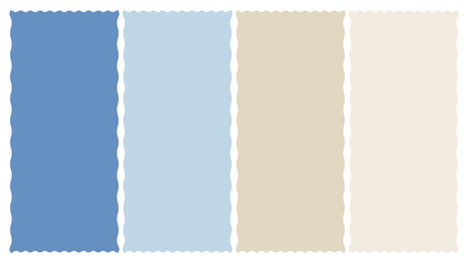 blue pastel color palette background vector design