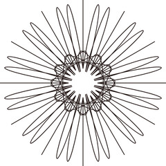 Fototapeta premium 연꽃 문양,태극 문양,구름무늬,파도무늬,불가사리 패턴,해바라기 문양,국화 문양,나비 장식 문양,봉황 깃털 문양, 용 비늘 패턴,산수화 산악 문양,매화 가지 문양,대나무 문양,단청 패턴,기하학적 삼각 문양,만다라 원형 문양, 별자리 패턴,태양·달 문양,바람개비 문양,물결·물방울 패턴,복(福)자 전통문양,거북등 육각 패턴, 나선형 소용돌이 문양,사슬·연결 문양