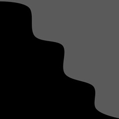 Wavy lines background. black wavy line background. Dark background concept. Abstract black wavy pattern design.