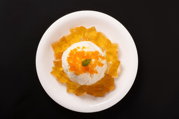 クリームチーズポテトのジュレ仕立て