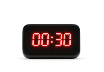 Digital Clock Displaying 00 -30.