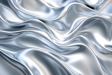 Obraz premium Polished chrome vector background with silver steel texture