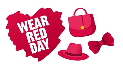 national wear red day with some red clothes