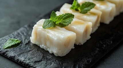 Delicious white dessert bites
