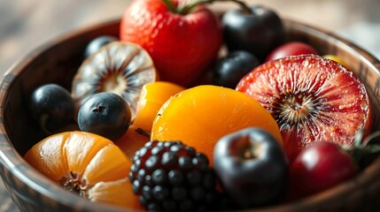 fresh mixed fruits