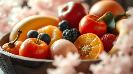 fresh mixed fruits