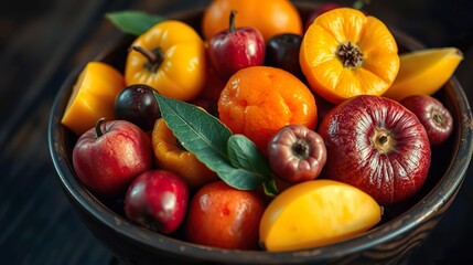 fresh mixed fruits