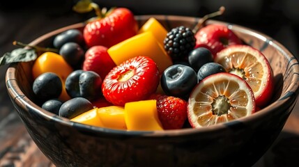 fresh mixed fruits