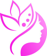 natural beauty logo design for cosmetic brand
