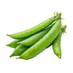 Fresh green peas clustered, wet (2)