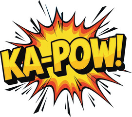 Ka-Pow! Comic Book Explosion Graphic