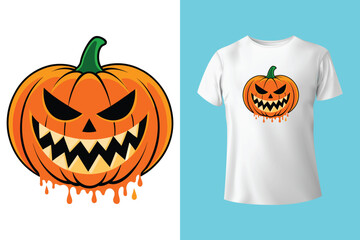 Coolest pumpkin in the patch t shirt design template