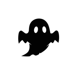 Spooky Ghost Silhouette for Halloween