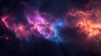 Fototapeta premium Impeccable Space background realistic starry night cosmos and shining stars milky way