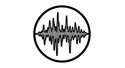 Sound Waveform in Circular Frame