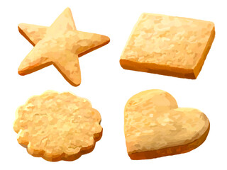 型抜きクッキー（プレーン）
