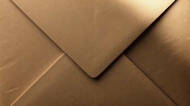 Golden Brown Envelope with Textured Surface