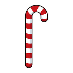 Fototapeta premium a red and white striped candy cane