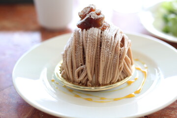 mont blanc cake