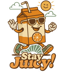 Stay Juicy – Cute Retro Juice Box Vibes