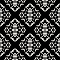 pattern batik flower damask ethnic boho ikat texture tribal geometric background