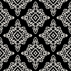 Fototapeta premium pattern batik flower damask ethnic boho ikat texture tribal geometric background