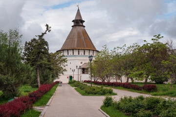 Krasnye Vorota (Red gate) Tower on the territory of the Astrakhan Kremlin Historical and...