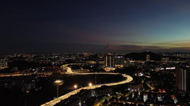 Cheras, Kuala Lumpur by sunset