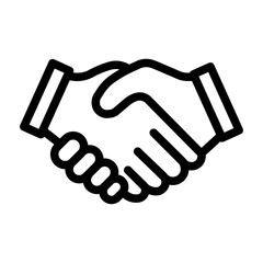 Labor Agreement Line Icon of Labor Laws Icon Set