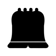 Graphical representation of four towers or structures standing very close together icon