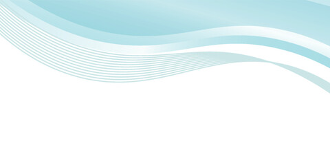 Abstract blue wave background, minimal wave design concept, vector illustration. for banner, banner.