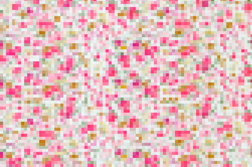 Pixelated Abstract Pink Mosaic Background for Creative Design and Modern Digital Projects