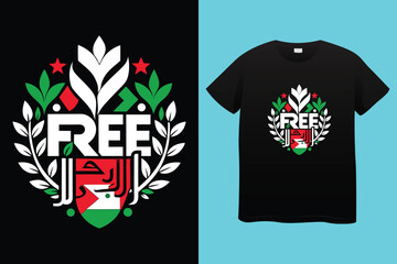 Palestine design vector, Save Palestine illustration for banner, t-shirt, poster, sticker, badges, social media design. Hand-Drawn Lettering Phrase, Calligraphy Graphic Typography.