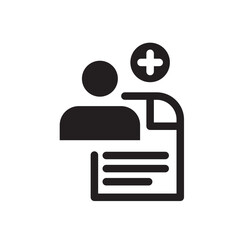 New Hire Document Line Icon of Employment Contracts Icon Set